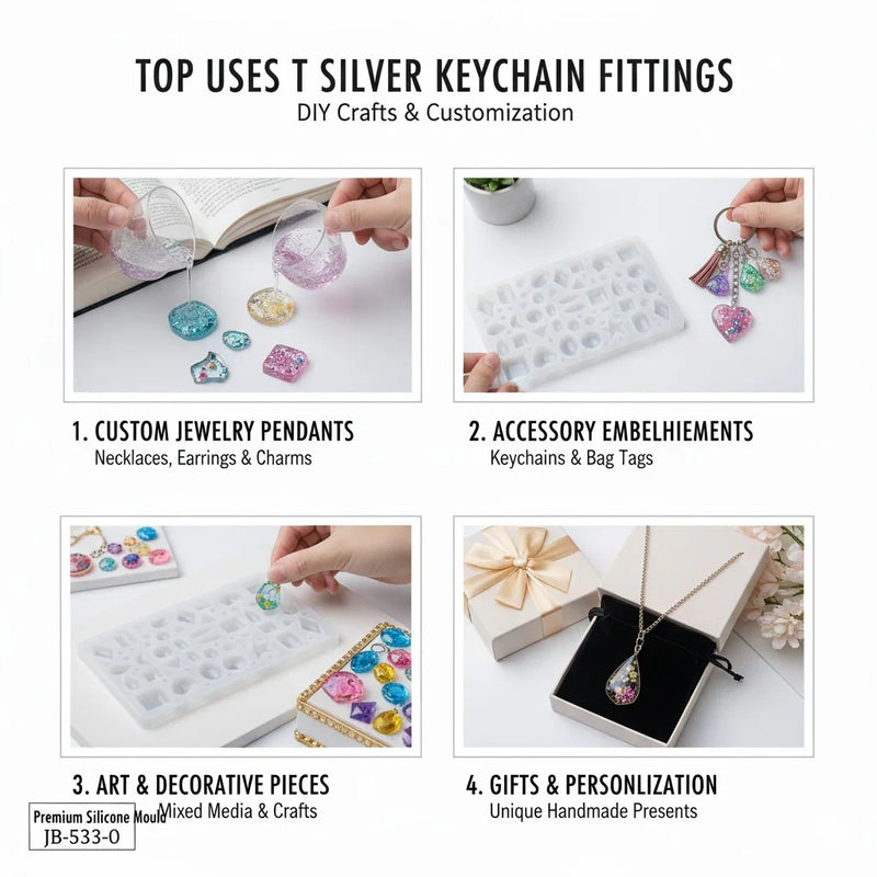 DIY Jewelry Pendant Resin Mould – Premium Silicone Mould for Custom Resin Jewelry Making