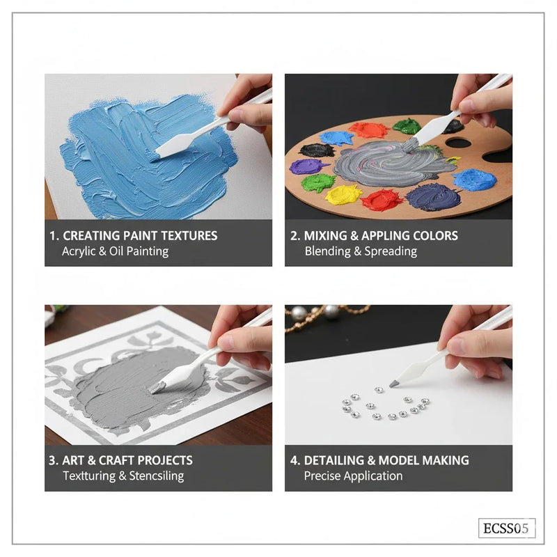 Painting palette Knife (Set of 5 durable Knife)