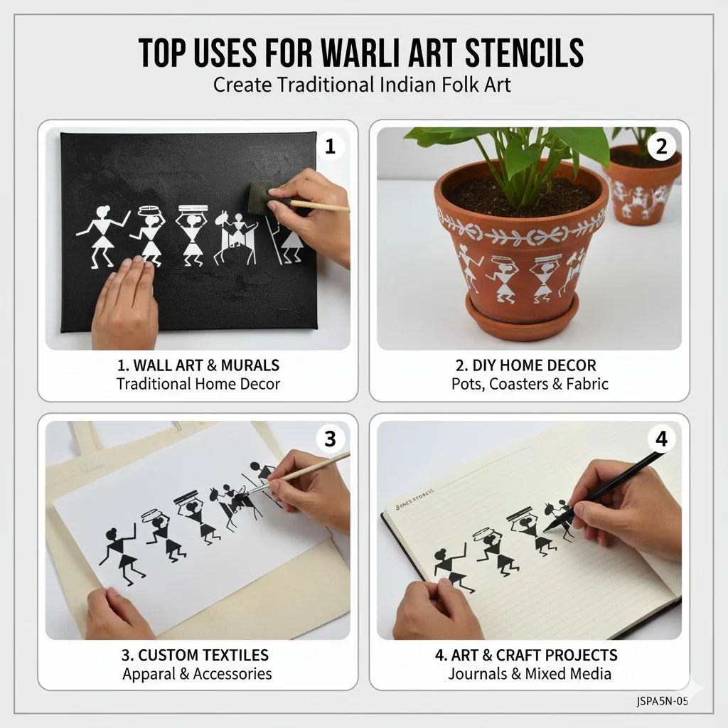 Jags Drawing Stencil Plastic A5 - Set of 1 Piece (Model: JSPA5N-05)