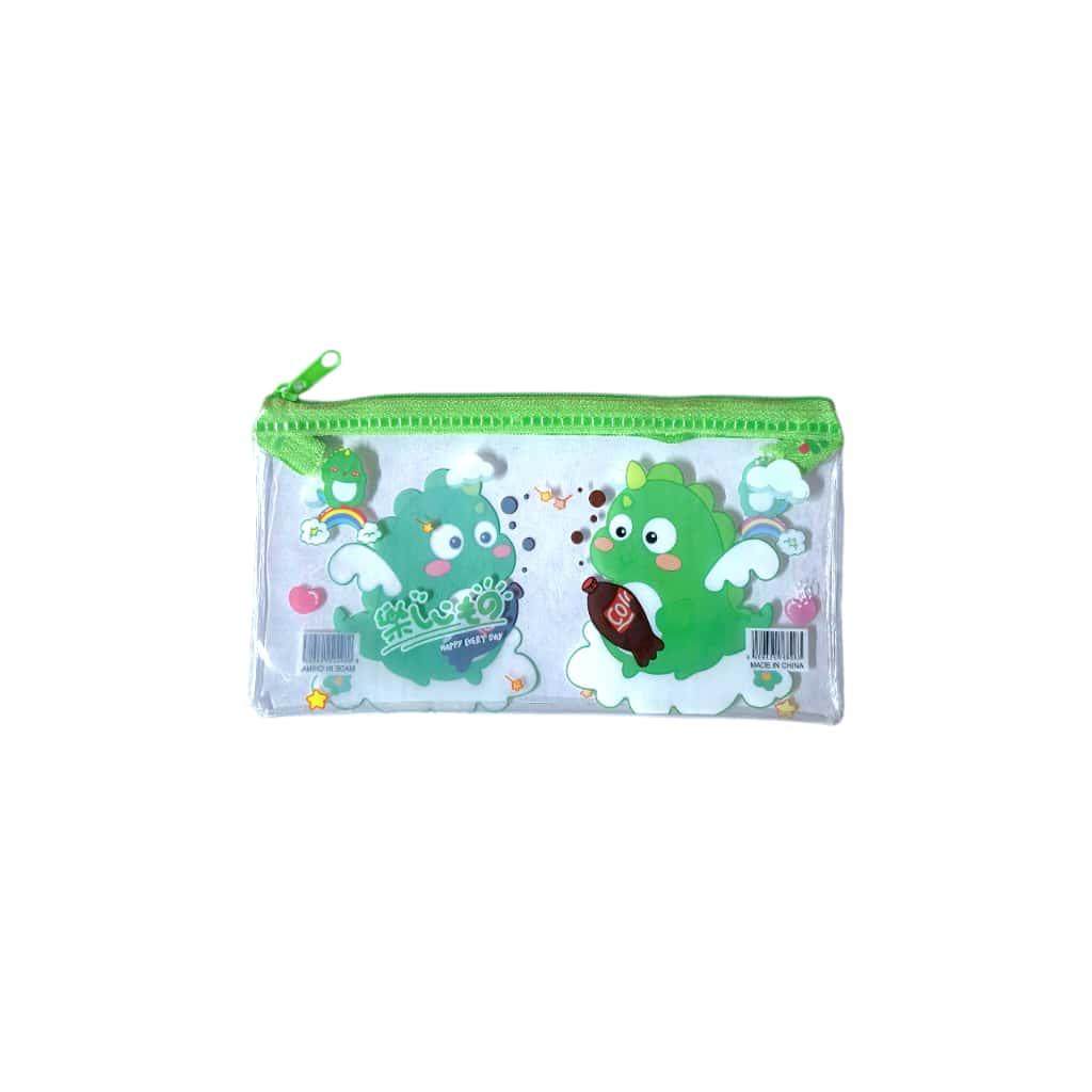 Cartoon printed transparent Zipper Pouch -Contain 1 Unit pouch