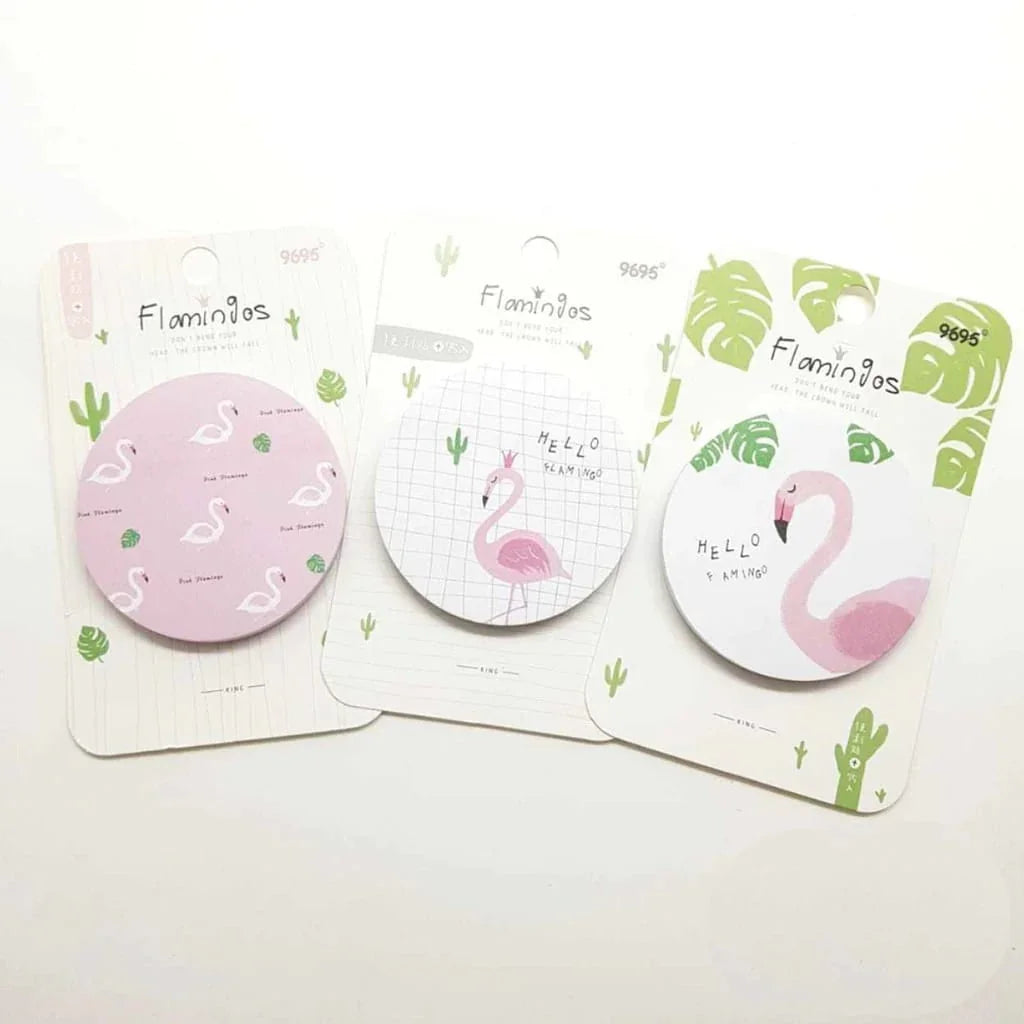Flamingos Sticky Notes | get organised with sticky Notes | 75 Sheets | Pack Of 1