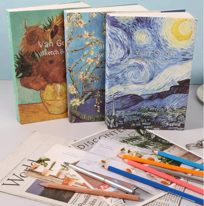 Van Gogh Sketch book A5 l 120 sheets l Pack of 1
