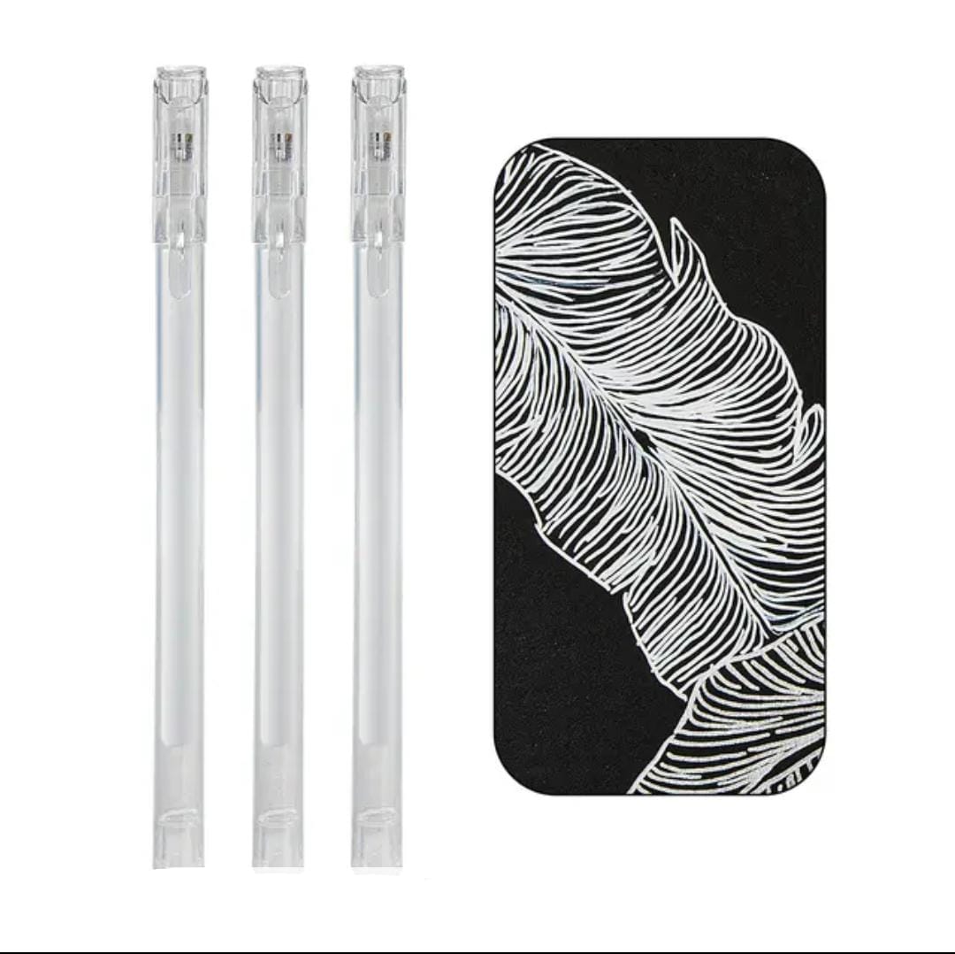 (Buy 1 get 1 free ) White Gel Pen l  Mandala White Pen for doodling and projects l Pack of 1 pen
