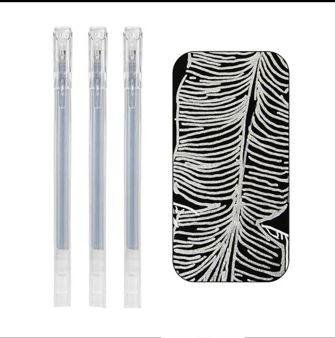 (Buy 1 get 1 free ) White Gel Pen l  Mandala White Pen for doodling and projects l Pack of 1 pen