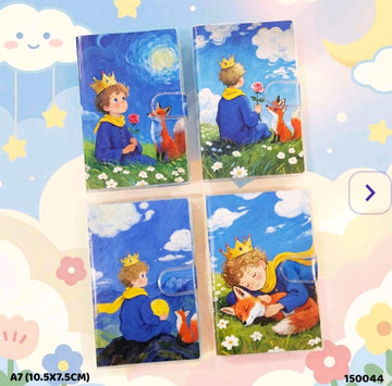(Buy 1 Get 1 Free ) Premium A7 MINI Dreamy Prince Velcro Diary l Pack Of 1