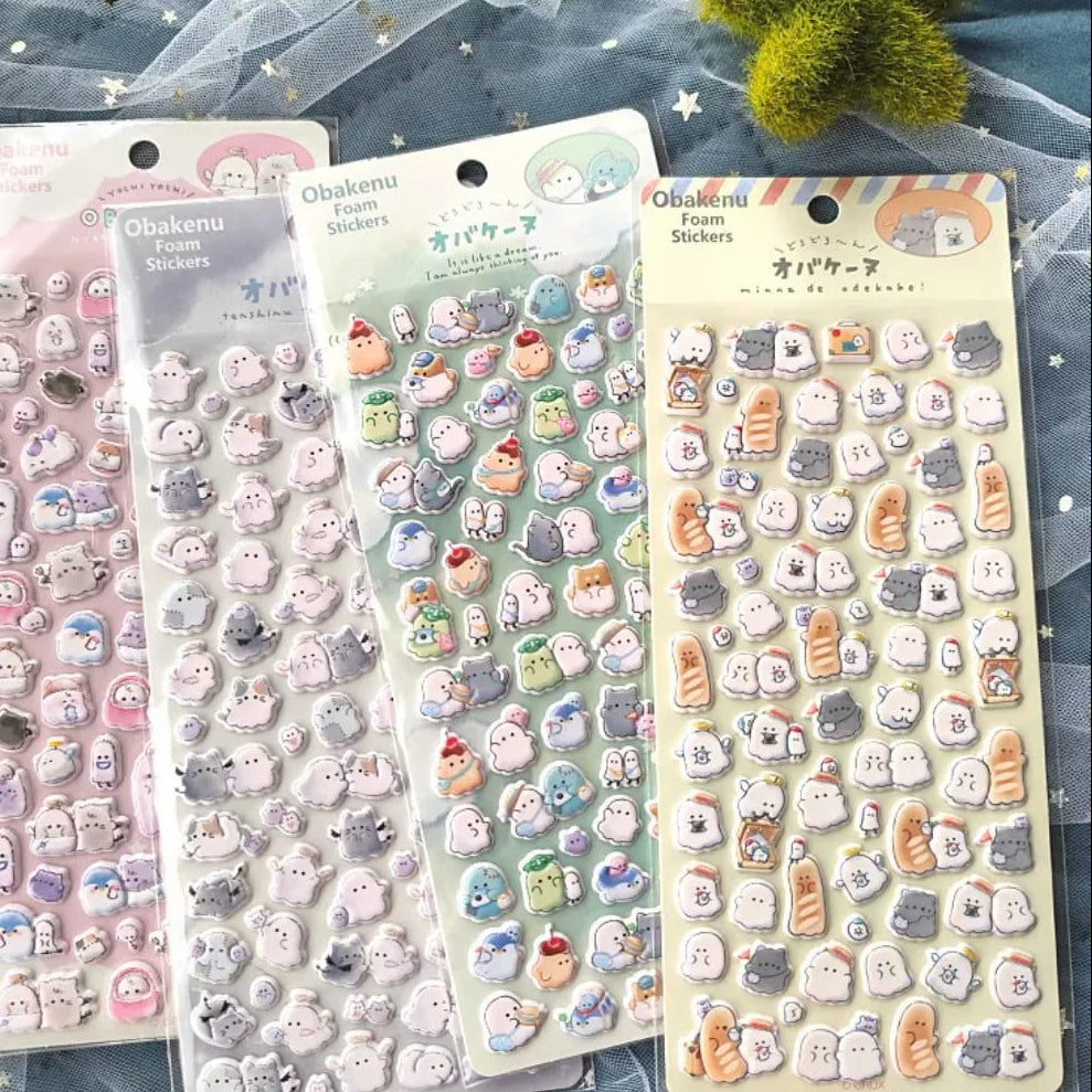 (Buy 1 Get 1 Free ) Cute 3D Dog Theme Puffy Stickers l Pack of 1 contains 1 sheet