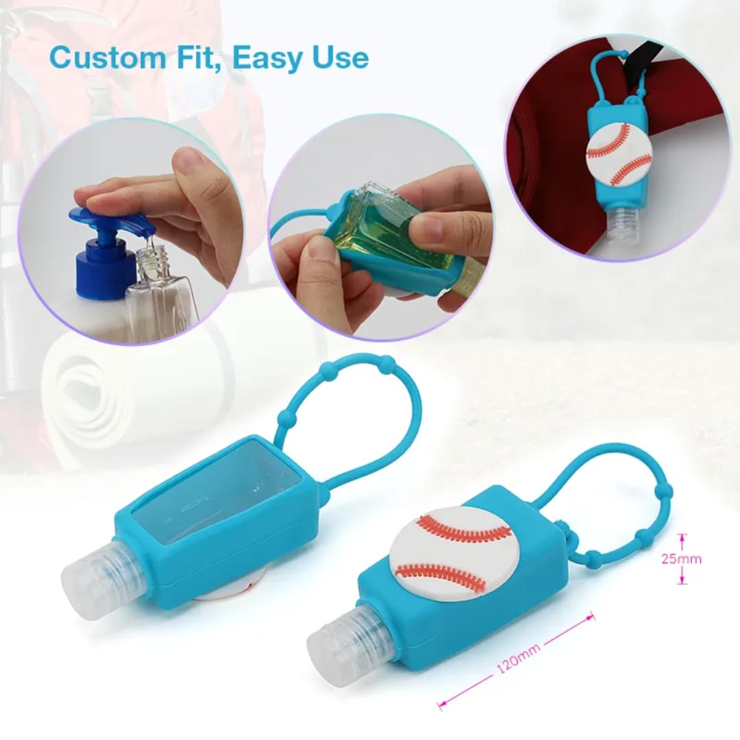 Cute emoji Empty Travel Sanitizer Bottle | Portable Refillable Container l Pack of 1