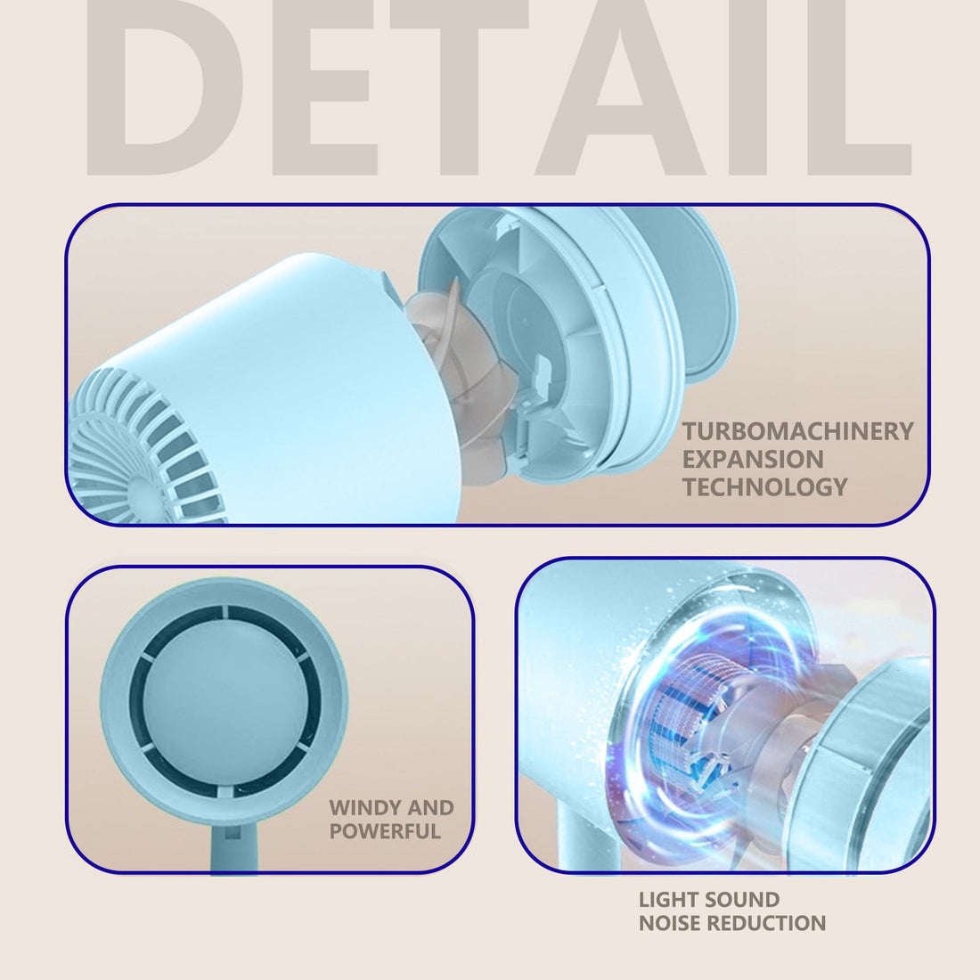 Mini Rechargeable Table Fan with Phone Stand | Portable USB Cooling Fan | Pack of 1