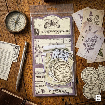 Aesthetic Vintage Paper Pack – DIY Scrapbooking & Journal Decor | Pack of 1
