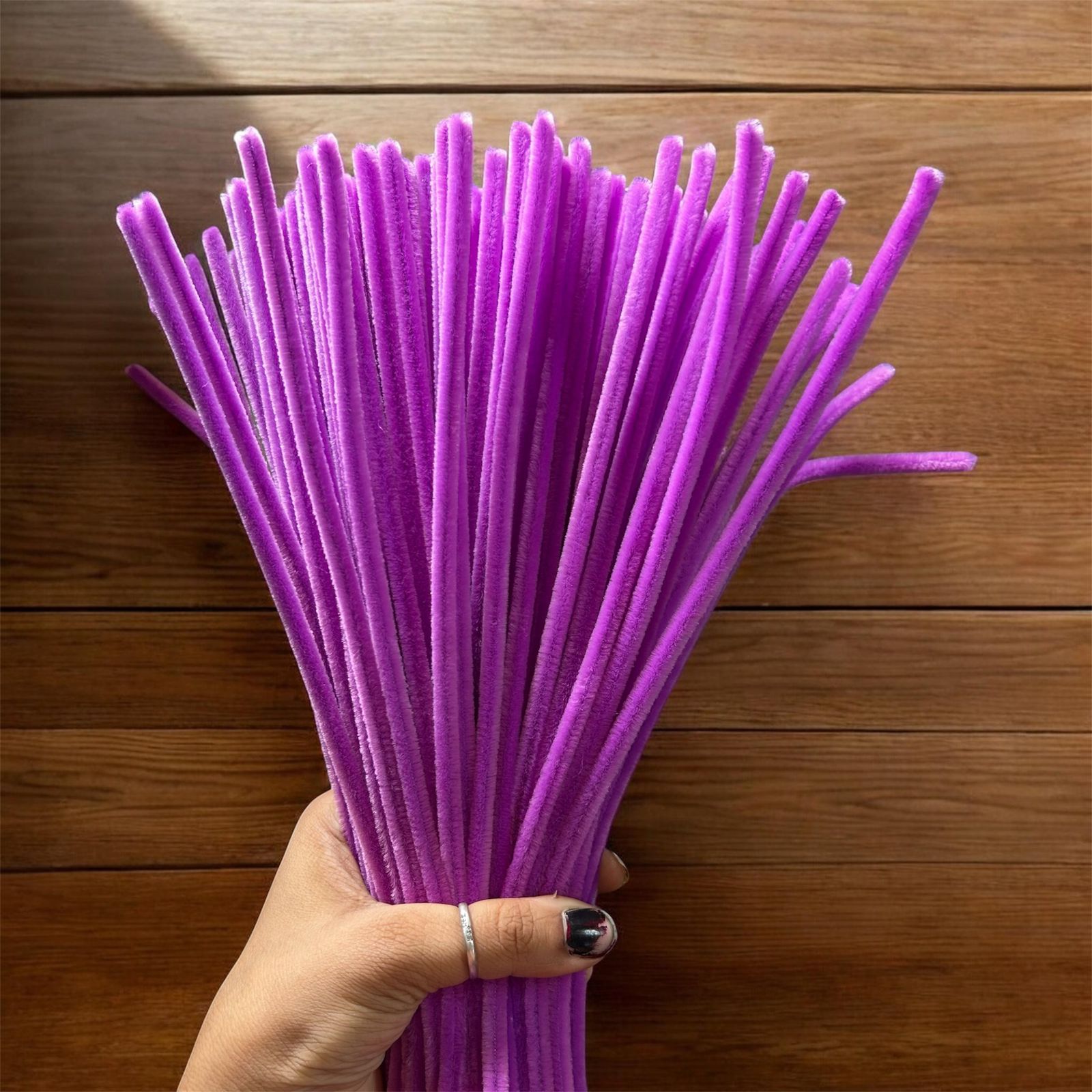 (Buy 1 Get 1 Free) Lilac Pipe Cleaner | Pack of 100+100 Pipe Cleaners