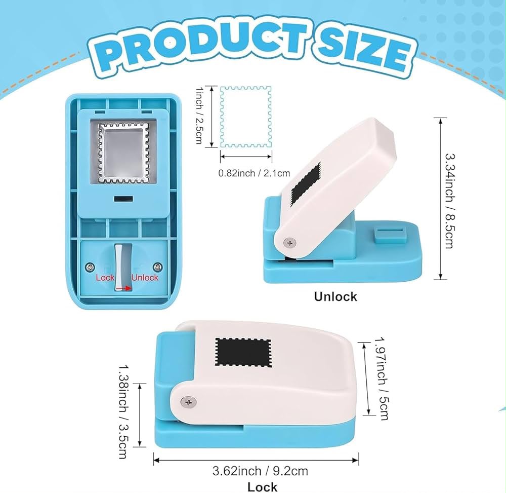 Premium Post it Craft punch l Journaling and scrapbooking l Pack of 1 (Big Size)