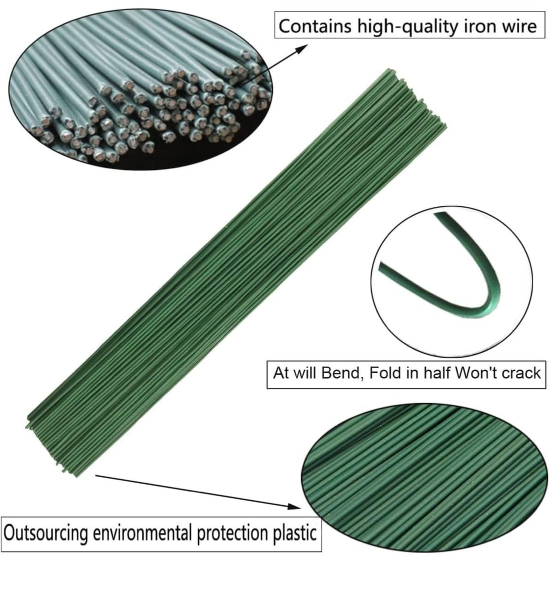 Craft Wire Stick – 12 Inch | Thick | 100 Pcs | Pack of 1