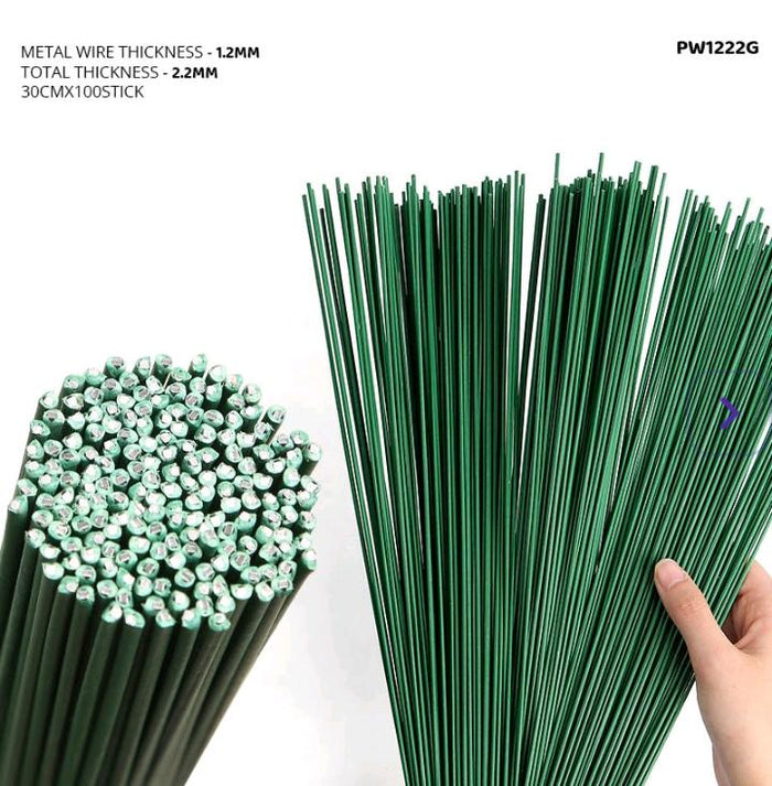 Craft Wire Stick – 12 Inch | Thick | 100 Pcs | Pack of 1