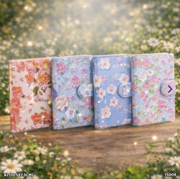 (Buy 1 Get 1 Free) Premium Soft Floral Diary l A7 l Ruled l Pack of 1