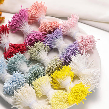 Premium Artificial Flower pollens l Pack Of 1 Contains 400pcs  | Used in combination with pipe cleaners