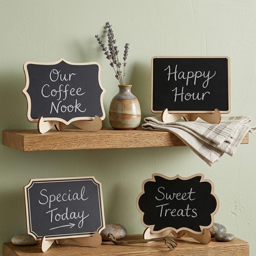 Wooden Blackboard with Stand | Pack Of 1