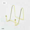 Xaa6G Easel & Frame Holder for frames Display Stand Iron Gold 6 Inch