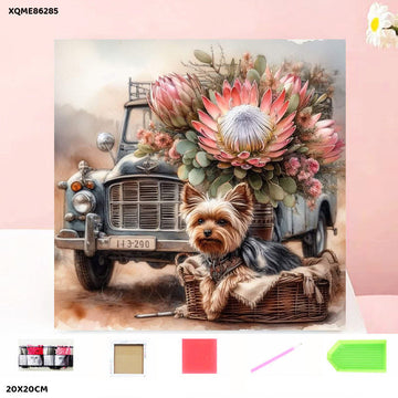 DIY Diamond Painting Kit 20x20cm - Diamond Art Craft Set (Design 7)