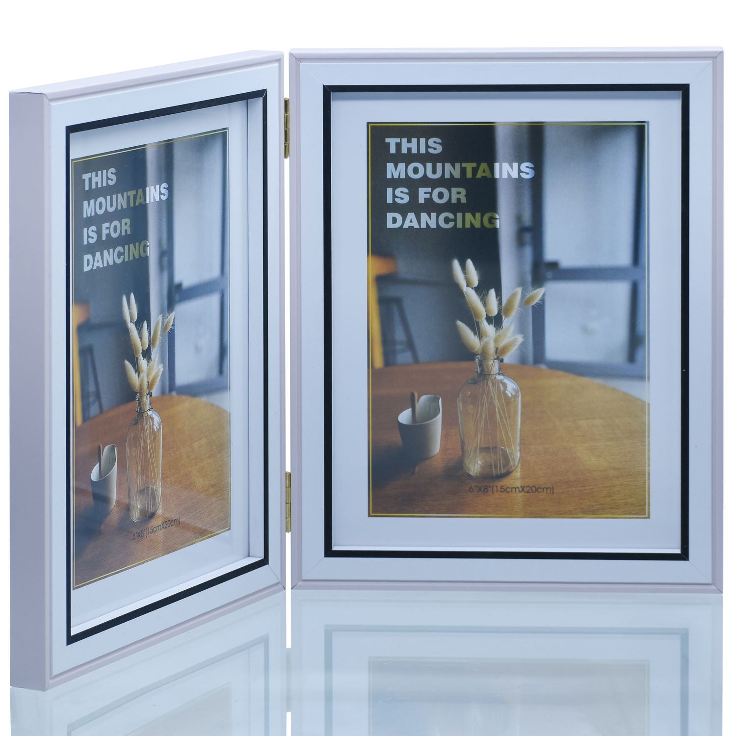 Deep Folding 2-in-1 Double Photo Frame Big