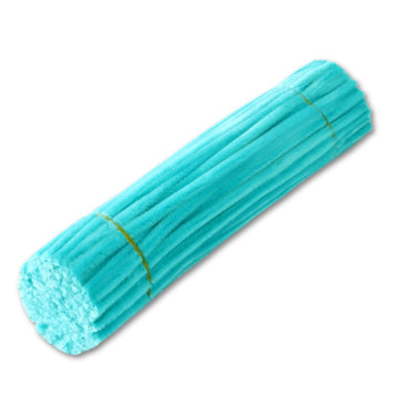 Ocean Blue Plain Pipe Cleaner for Craft and Bouquet l Pack of 100Pc