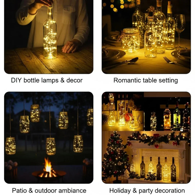 (Buy 1 Get 1 Free) Bottle Fairy cork Lights I 2 Meters with Batteries