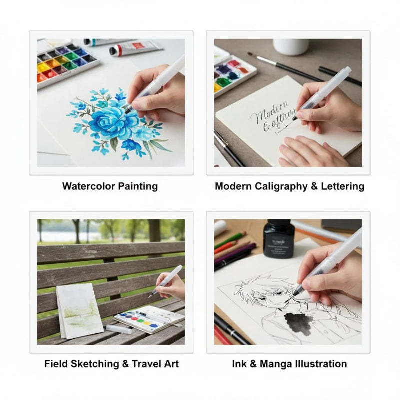 Refillable brush pens (Contain 1 Unit Brush pens)- Reusable Bumper Offer