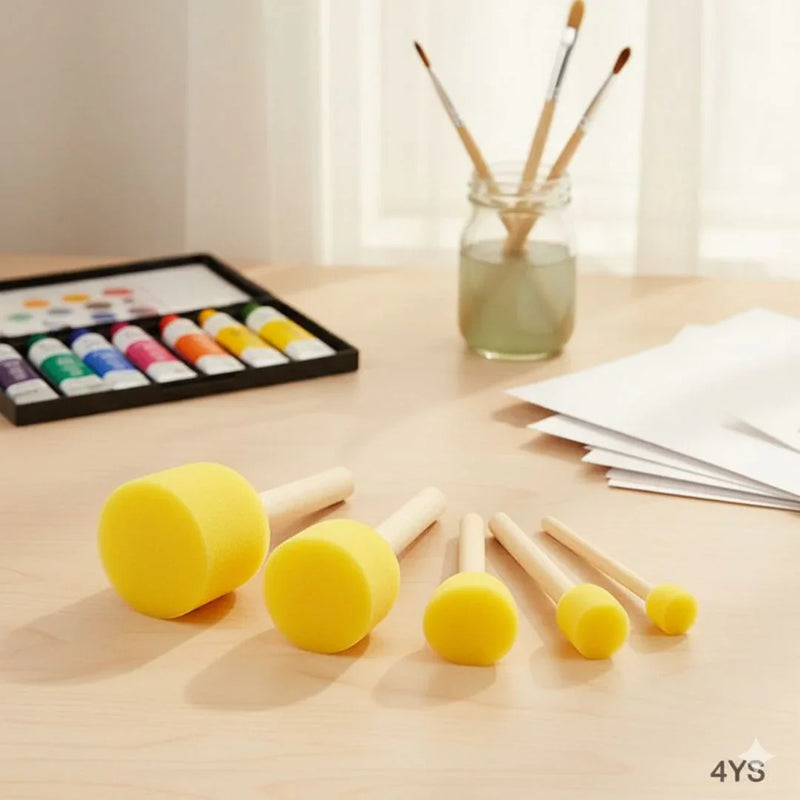 Yellow Sponge Dauber Set - 4 Piece