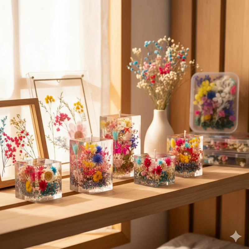 Dried Flower Box for Resin art & Journaling