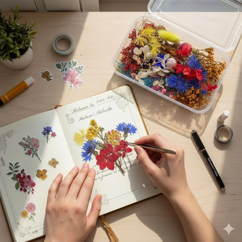 Dried Flower Box for Resin art & Journaling