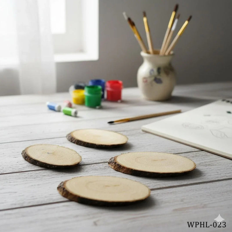 Wooden Oval Plates (pack of  6) polished