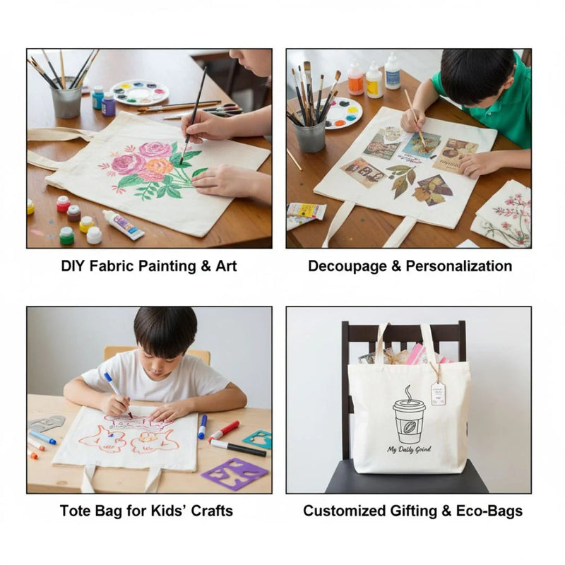 Decoupage Cloth Bag for painting or decoupage (40x35cm)