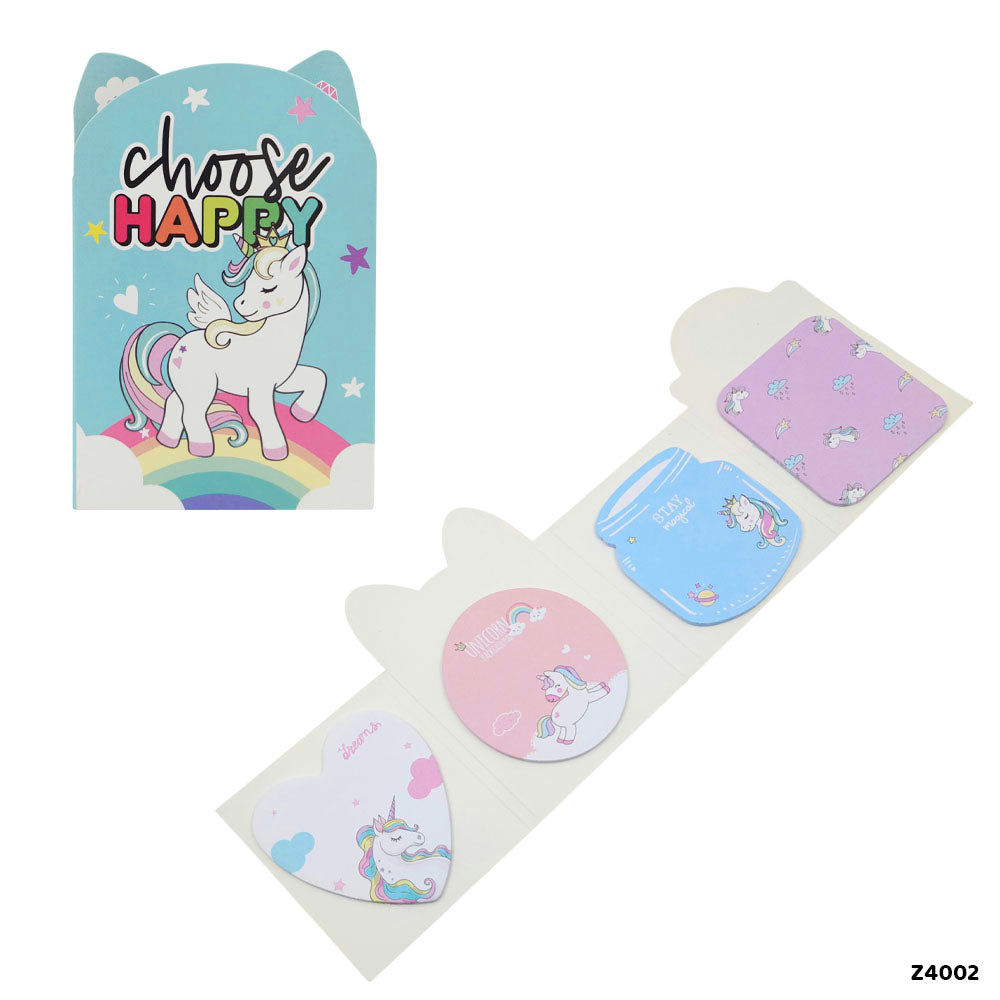4-in-1 Cute Design Sticky Notes Marker Set (Design 7)
