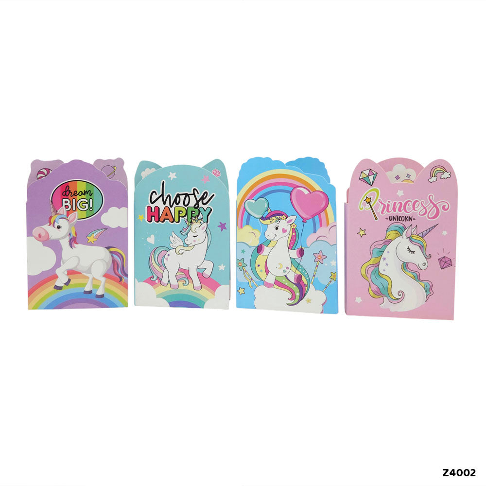 4-in-1 Cute Design Sticky Notes Marker Set (Design 7)