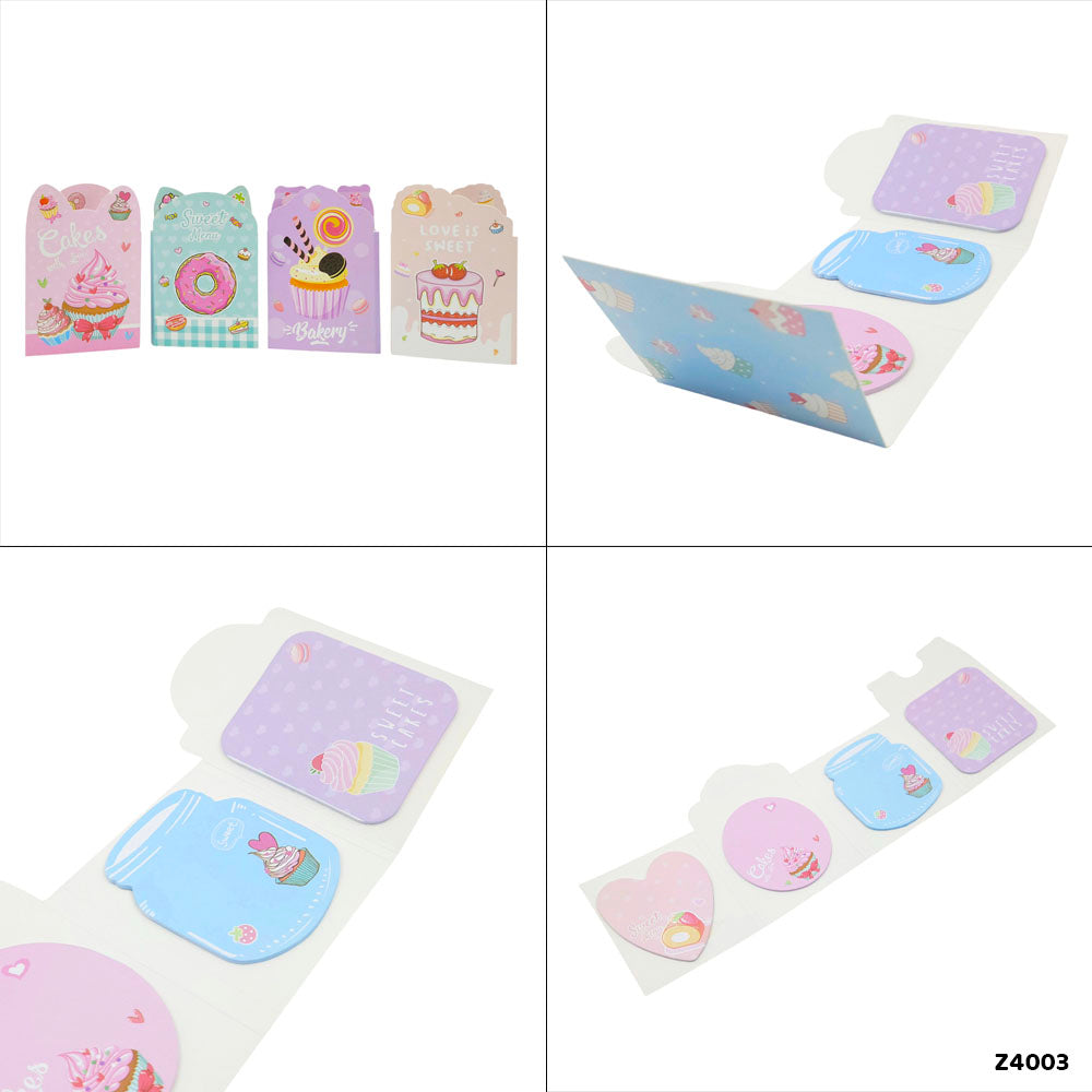 4-in-1 Cute Design Sticky Notes Marker Set (Design 4)