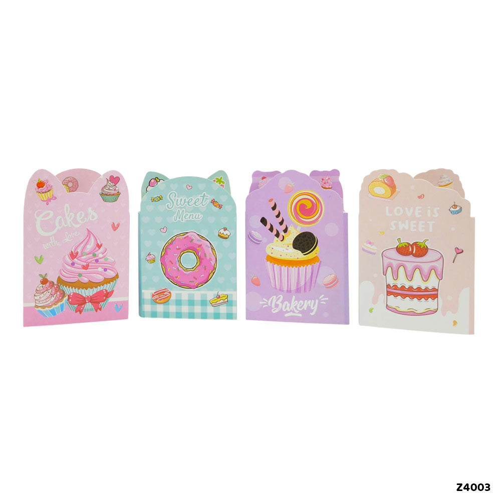 4-in-1 Cute Design Sticky Notes Marker Set (Design 4)