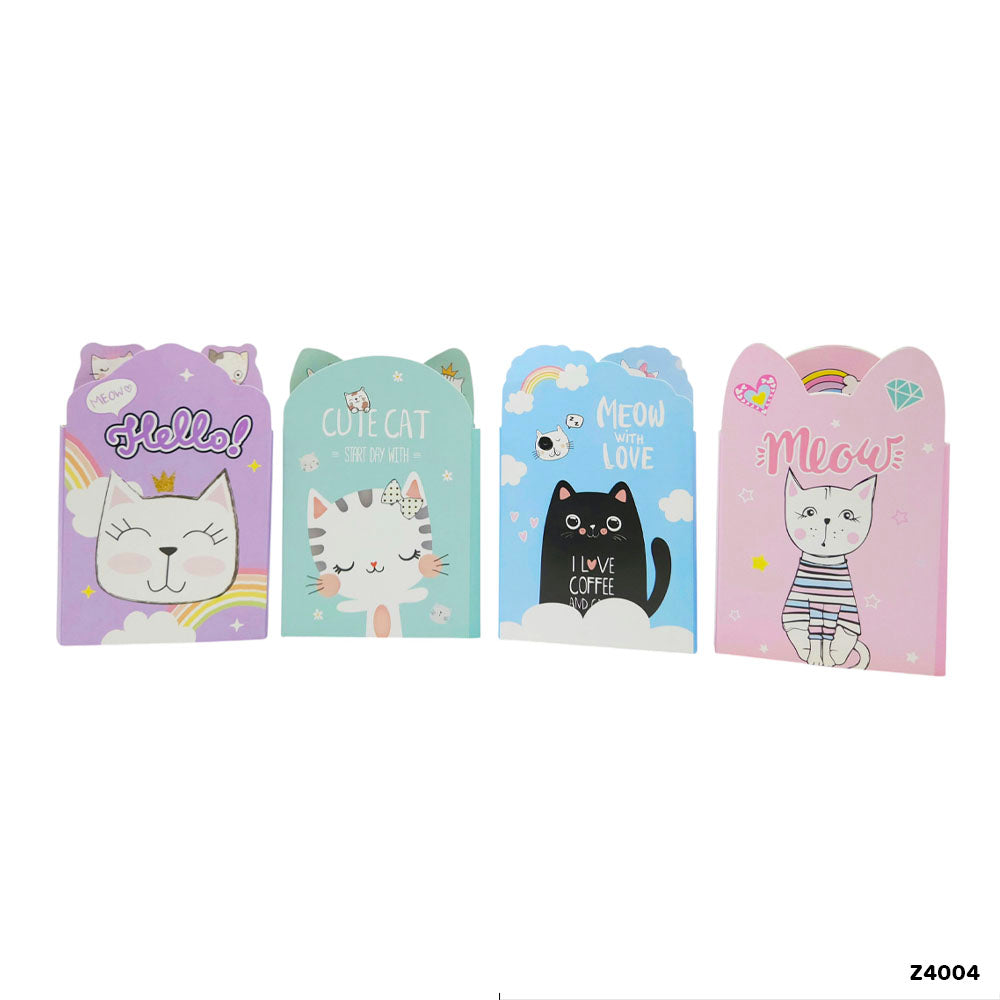 4-in-1 Cute Design Sticky Notes Marker Set (Design 2)