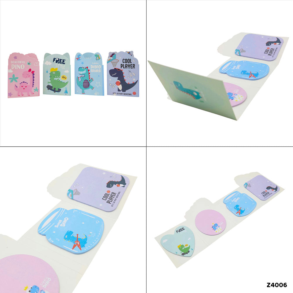 4-in-1 Cute Design Sticky Notes Marker Set (Design 1)