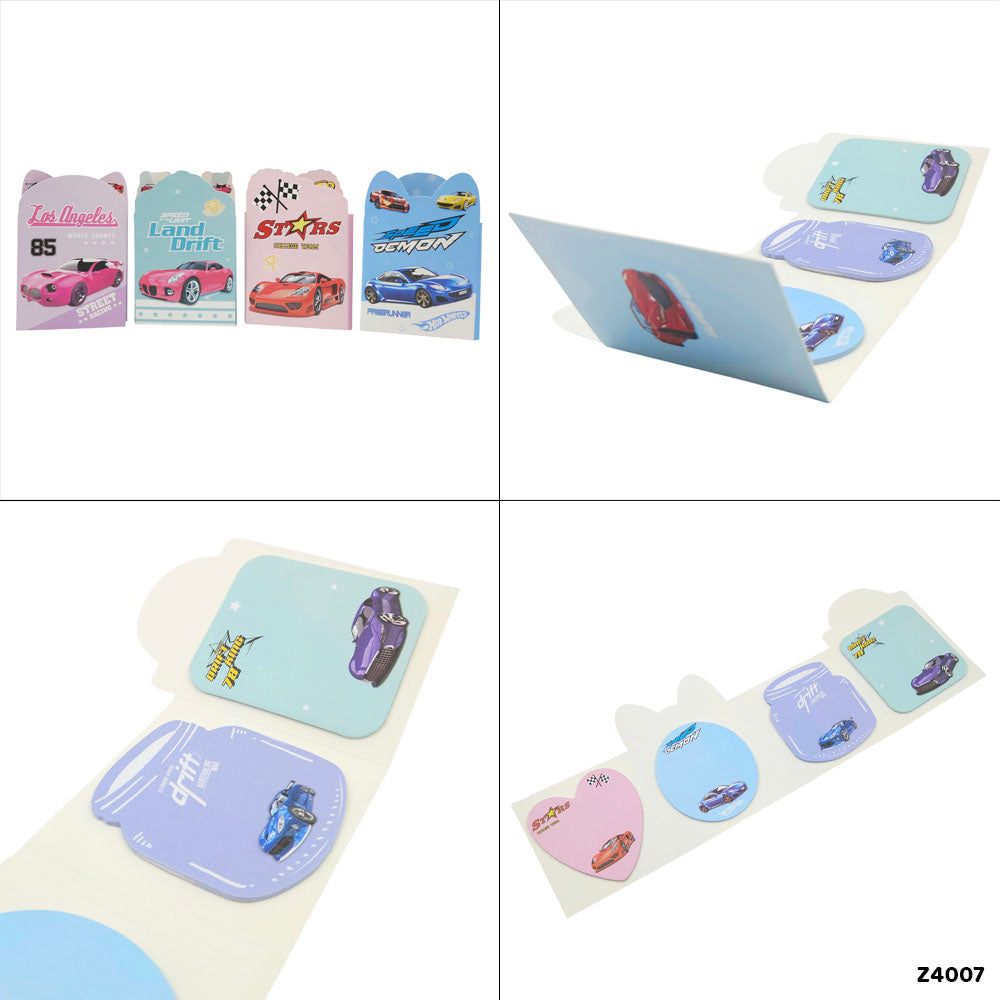 4-in-1 Cute Design Sticky Notes Marker Set (Design 3)