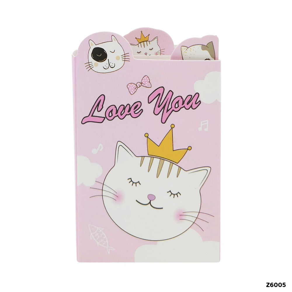 6-in-1 Cute Design Sticky Notes Marker Set (Design 1)