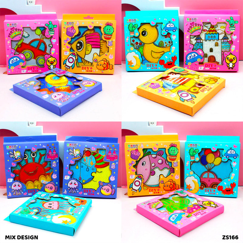 DIY Diamond Painting Kit 16x16cm - Diamond Art Craft Set