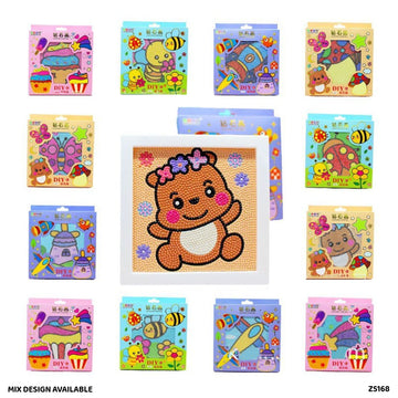 DIY Diamond Painting Kit 18x18cm - Diamond Art Craft Set (Design 1)