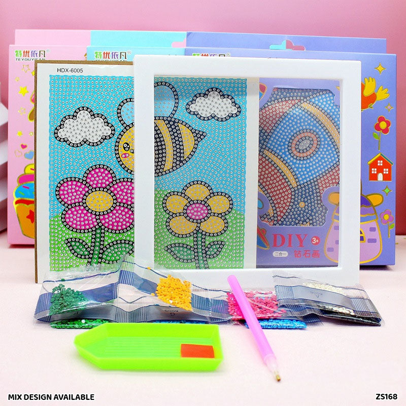DIY Diamond Painting Kit 18x18cm - Diamond Art Craft Set (Design 1)
