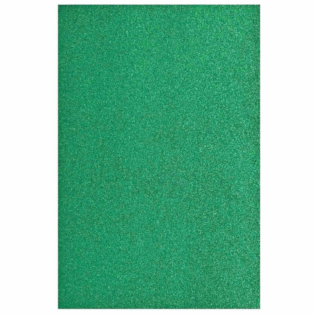 jags-mumbai Glitter Paper & Foam Sheet A4 Glitter Foam Sheet With Sticker Green 26164GN