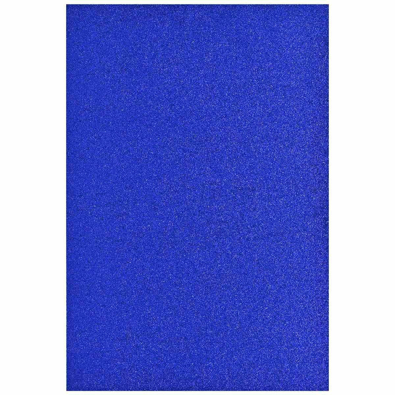 jags-mumbai Glitter Paper & Foam Sheet A4 Glitter Foam Sheet With Sticker N Blue