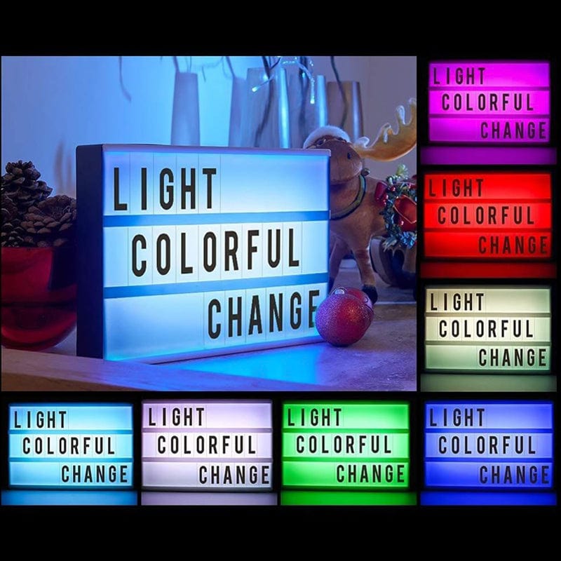 MG Traders Lamps & Lanterns A4 Led Box Colour Change Remote (A4Lcc)