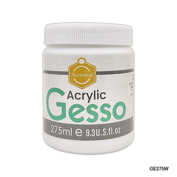 MG Traders Resin Art & Supplies Acrylic Gesso White 275Ml Ge275W