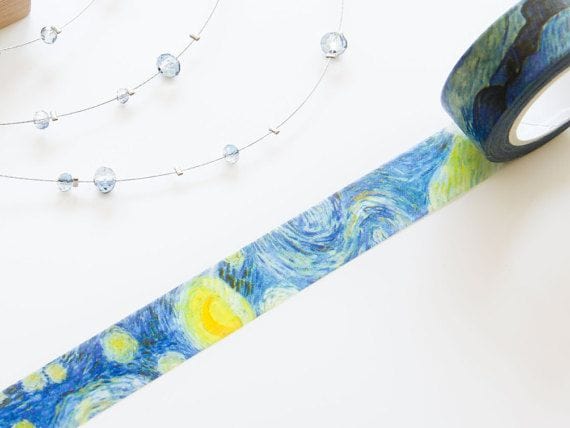 Van gogh Washi tape | Van goh masking tape | Rare Edition | Sweden Van gogh tapes