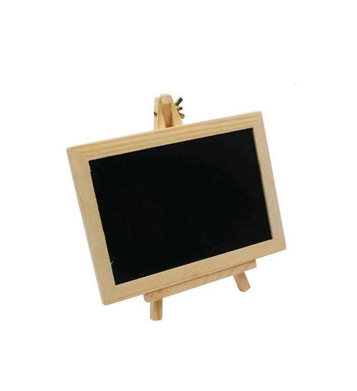 Black Mini Board 7 inches with Easel Stand