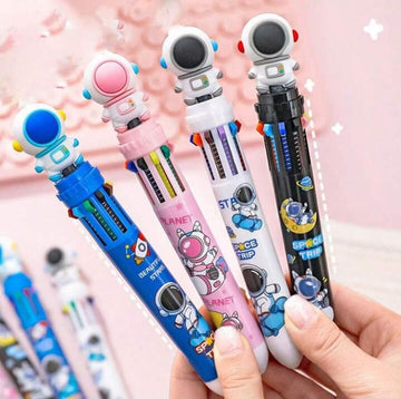 Cute space 10-in-1 Pen: Explore Our Versatile and Fun space-Themed Writing Tool- 0.7 MM