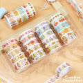 Bright International Washi Tape Kawaii Kiki and Nini in Flower Iceland Washi Tape (Masking Tape) - Pack of 20